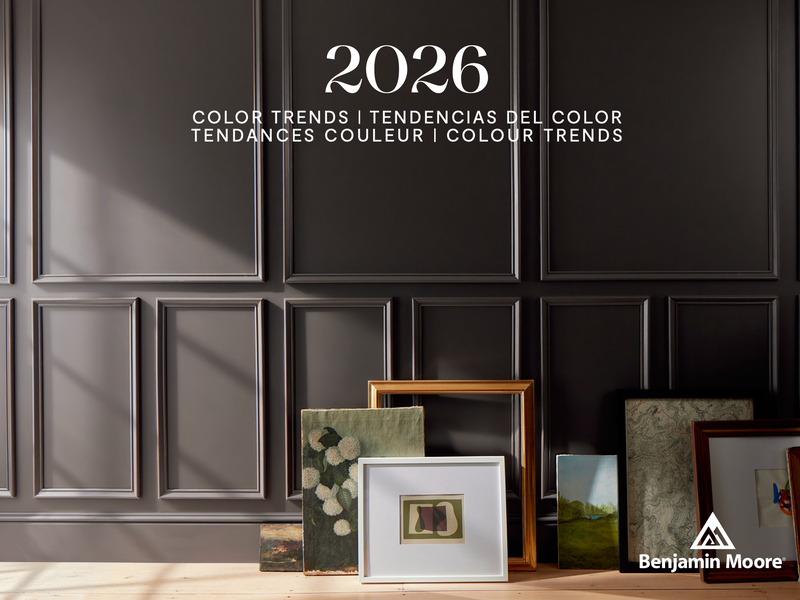 Benjamin Moore color of the year 2026: Silhouette AF-655 is available at Preston Thompson's Flooring and Paint