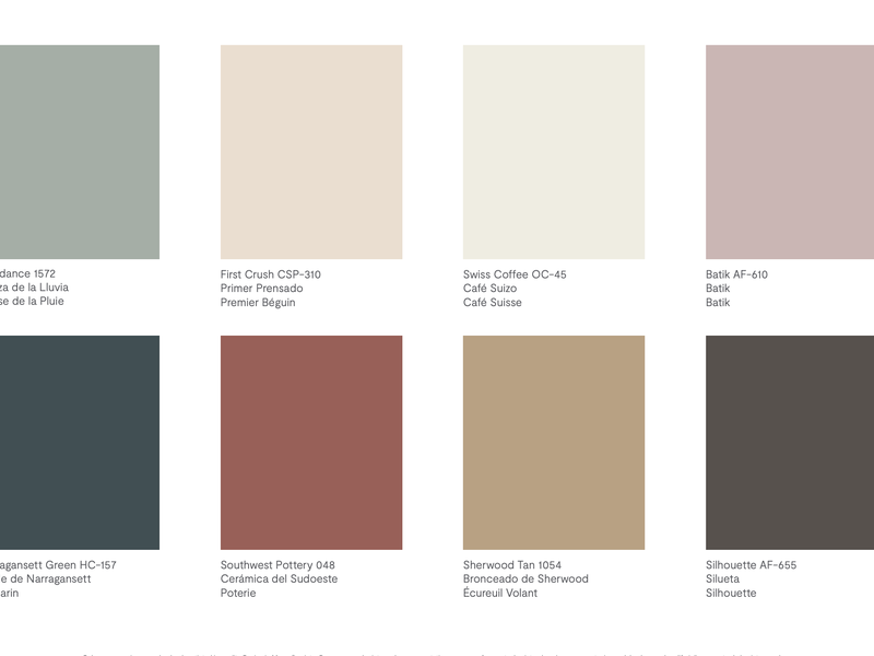 Benjamin Moore color Trends for 2026
